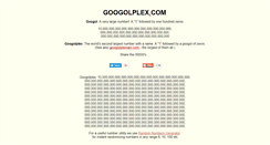 Desktop Screenshot of googolplex.com